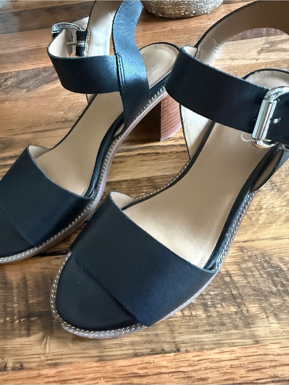 Franco Sarto Women's Block Heel Sandals with Ankle Strap